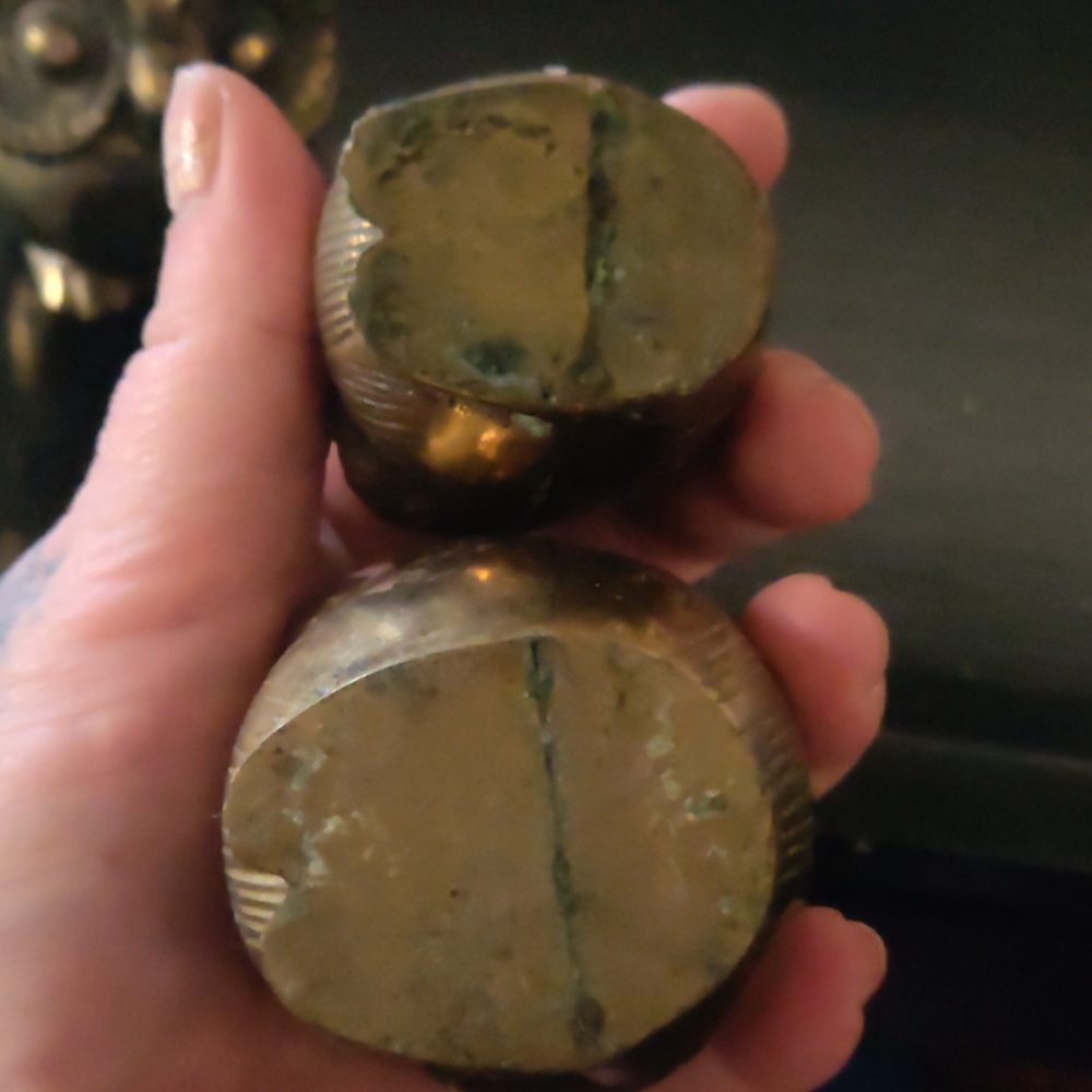 Brass owls - Picture 6 of 7